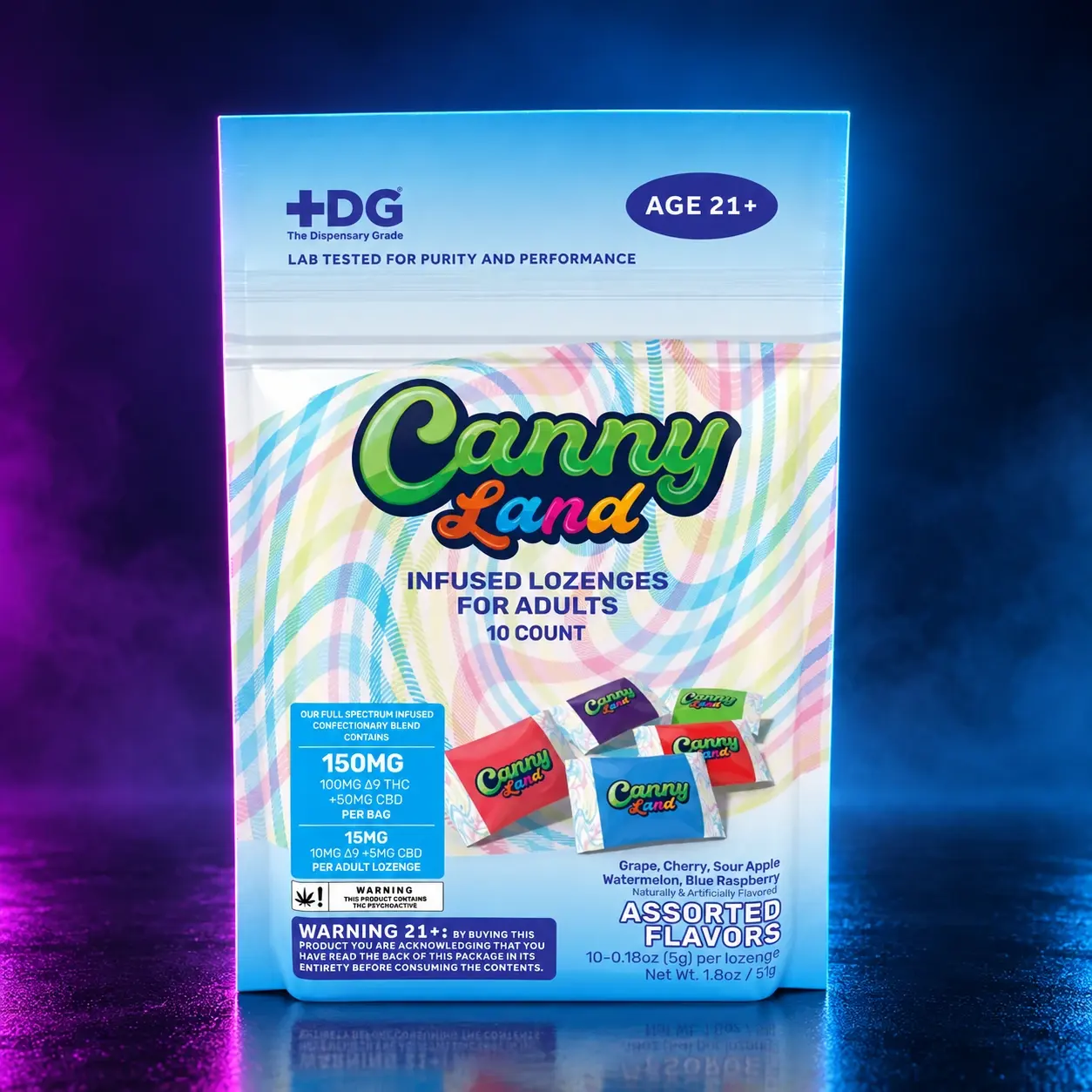 Canny Land Adult Lozenge [150mg] - Fruit