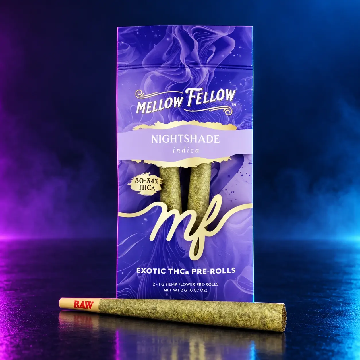 Mellow Fellow thcA 2g Pre Roll [Single] - Indica