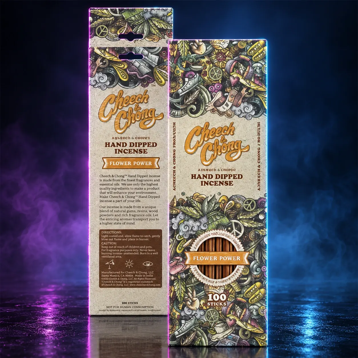 Cheech & Chong Incense [100pk] - Flower Power
