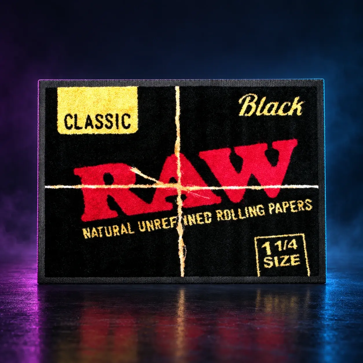 Raw Black Doormat