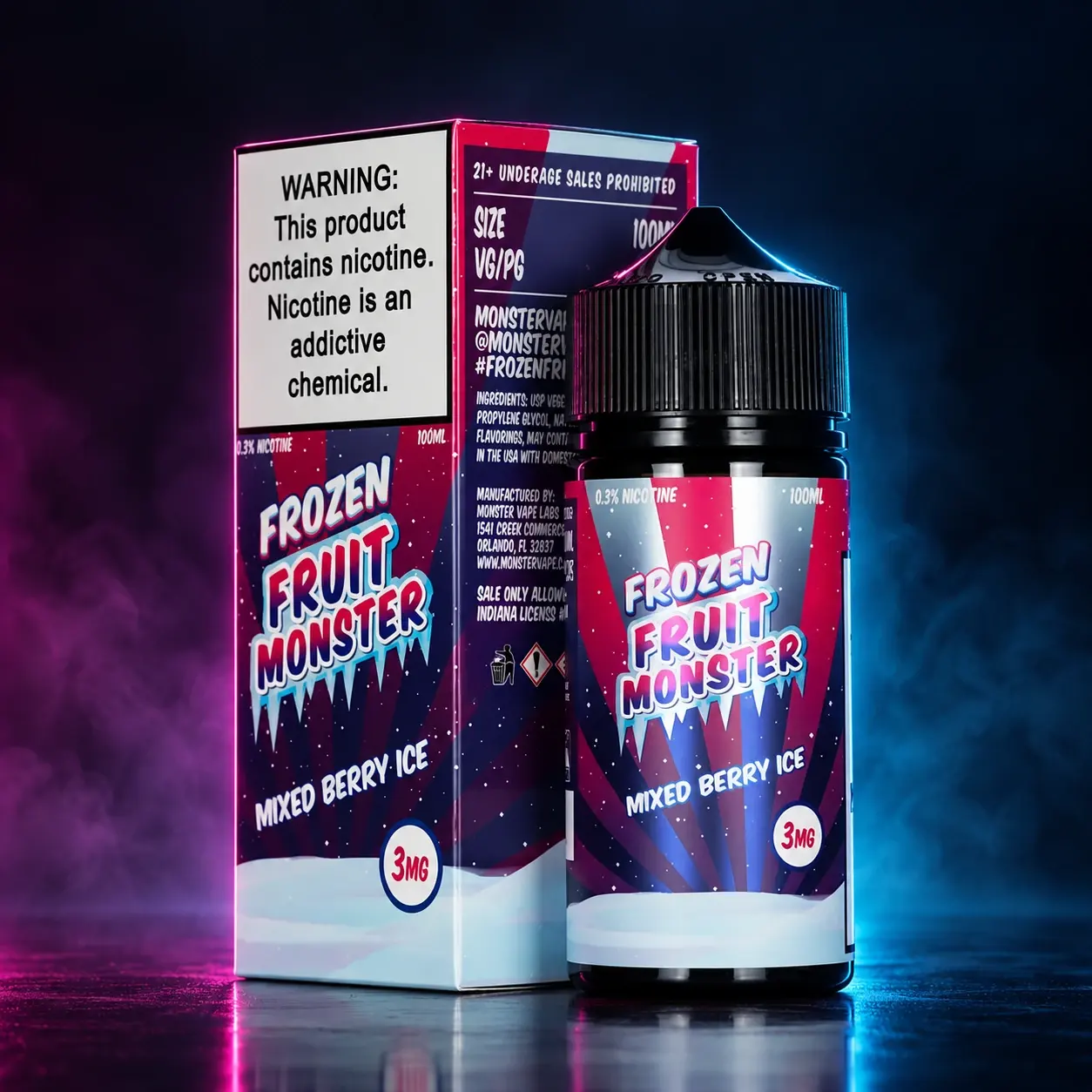 Frozen Fruit Monster / 100ml - 6mg Mixed Berries