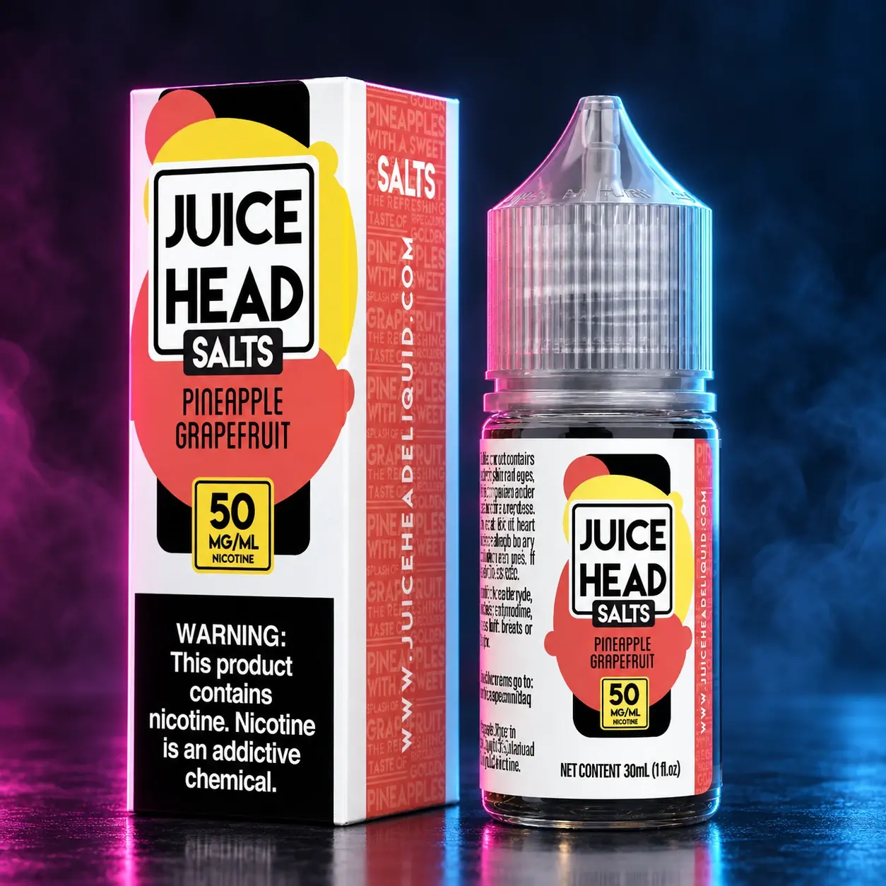 Juice Head SALTS / 30ml - 50mg Pineapple Grapefruit