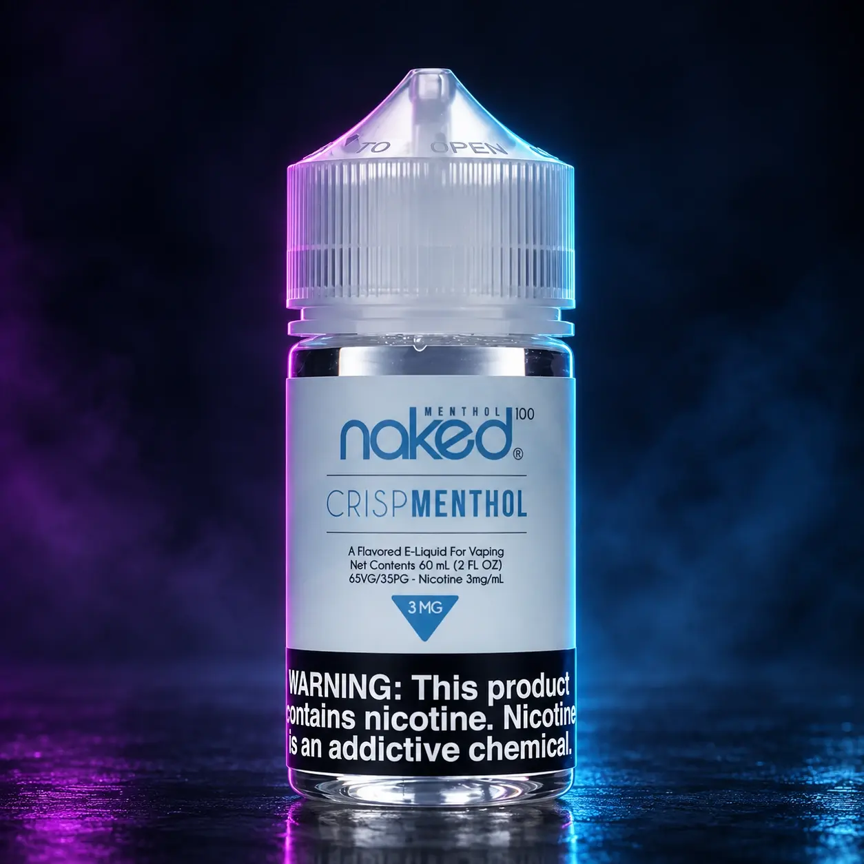 Naked Menthol / 60ml - 6mg Crisp Menthol