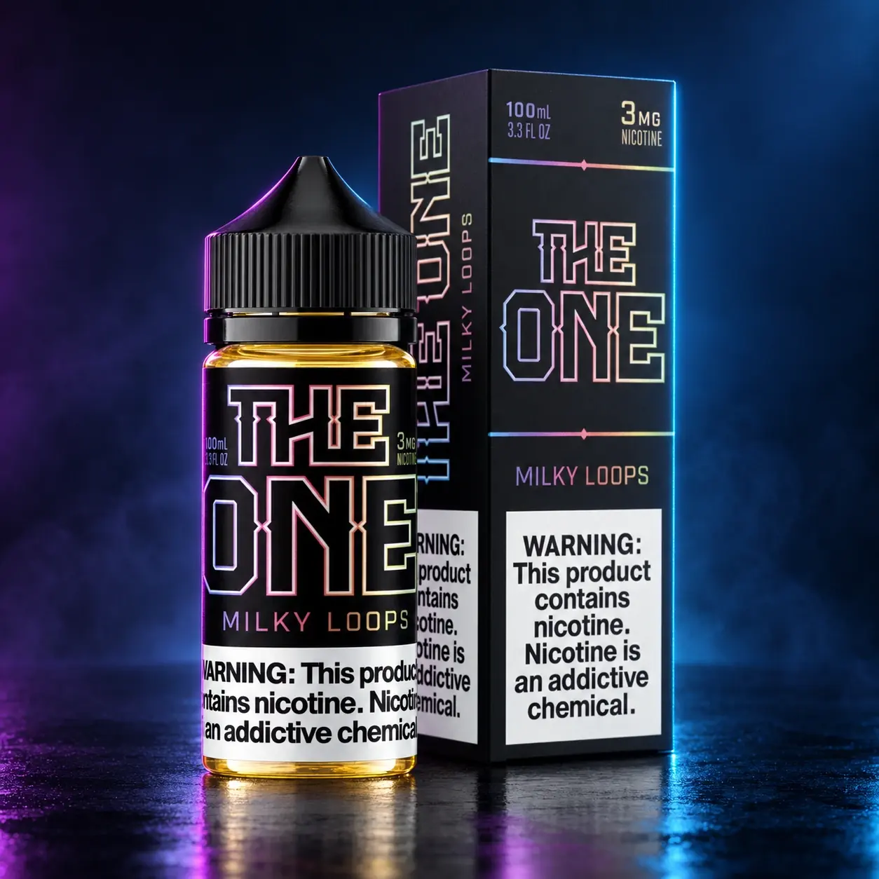 The One / 100ml - 3mg Milky Loops