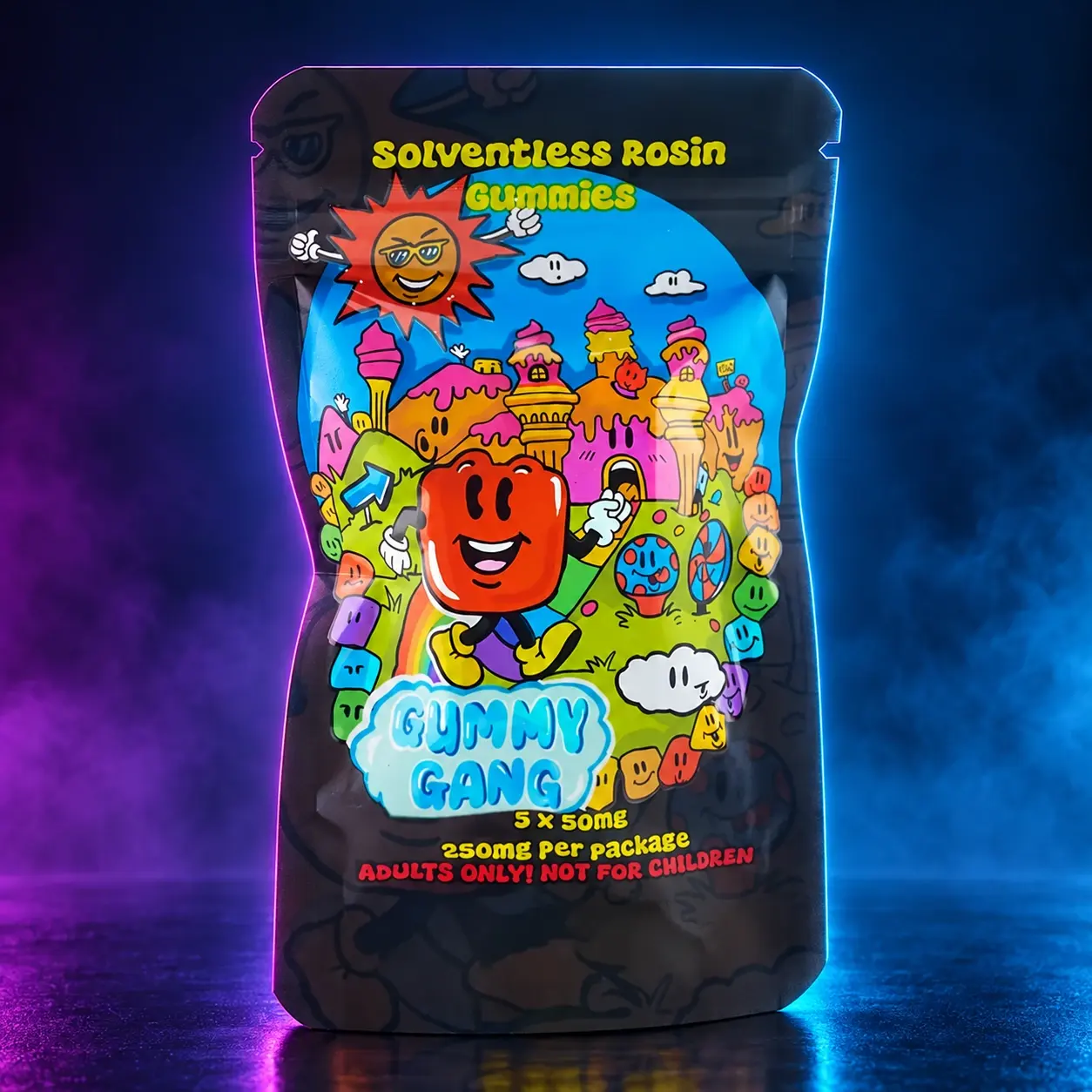 Gummy Gang - 10000MG Gummies (10Pcs) - Grape Watermelon