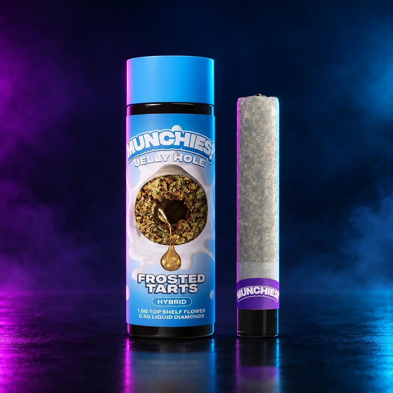 Munchies 1.5 + .5 Diamond Preroll - Frosted Tarts