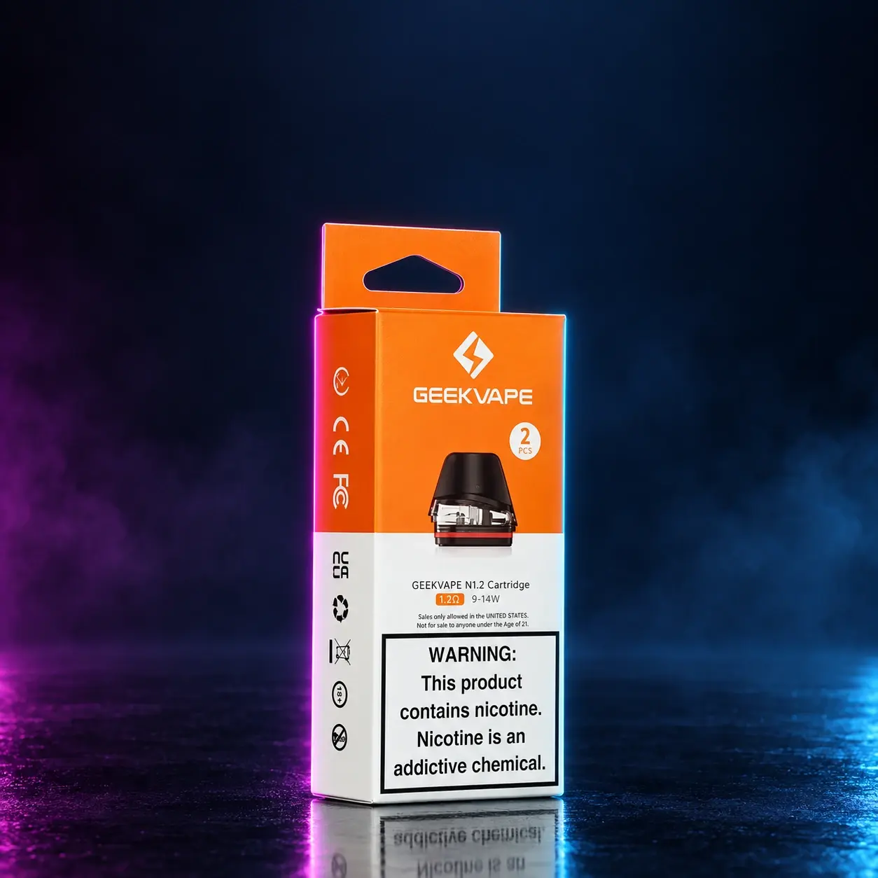 Geekvape N Empty Pod - 1.2 ohm