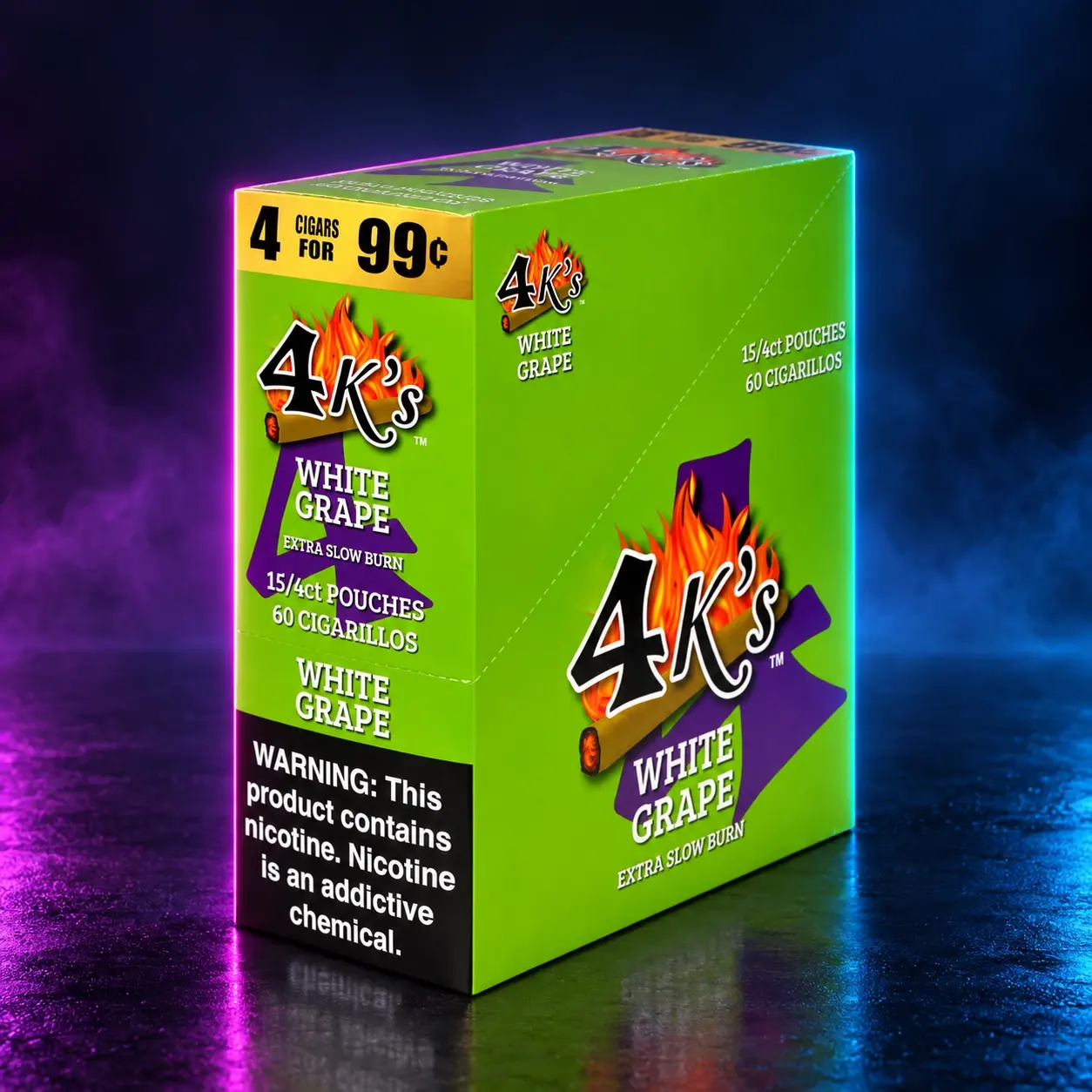 4k Ciagarillos - White Grape