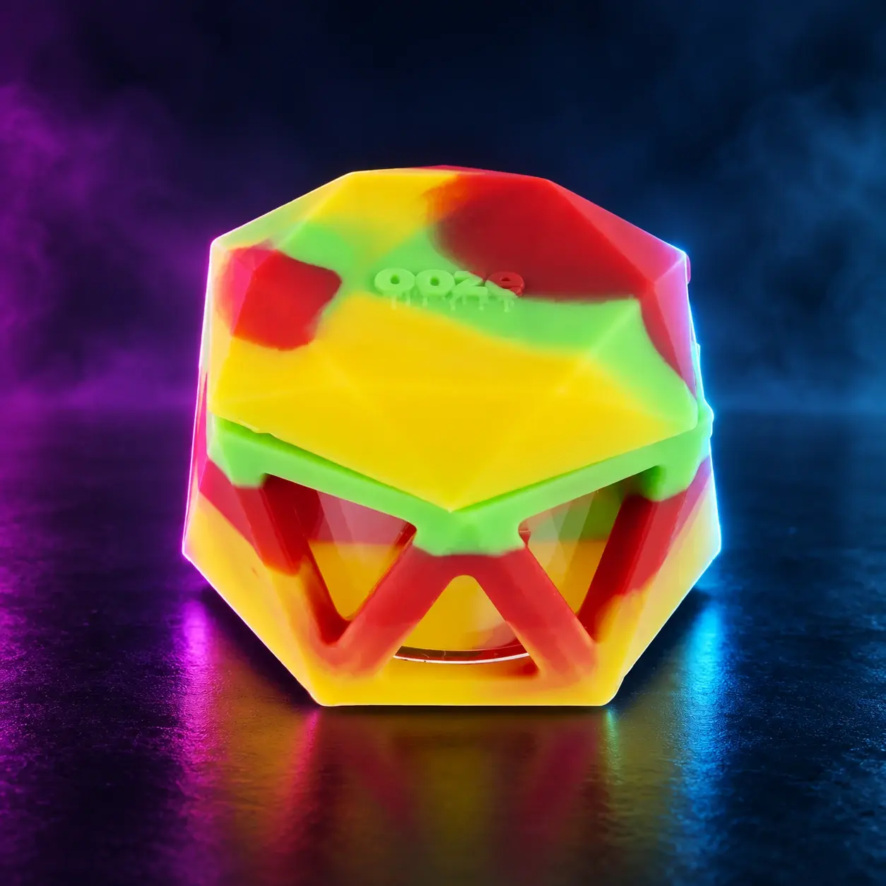Ooze Glass Geode Container