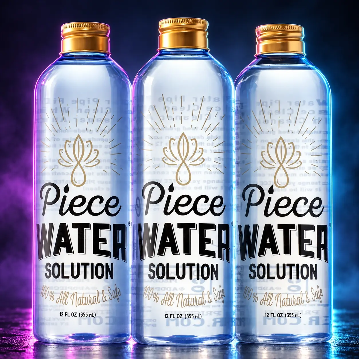 Piece Water Cleaning Solution