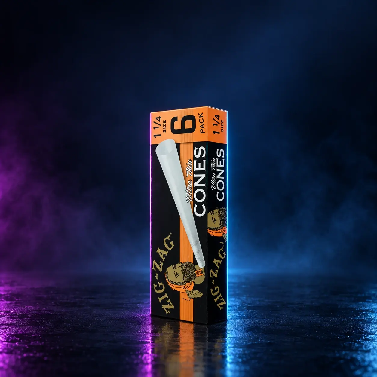Zig zag ULTRA THIN Cones - 1 1/4
